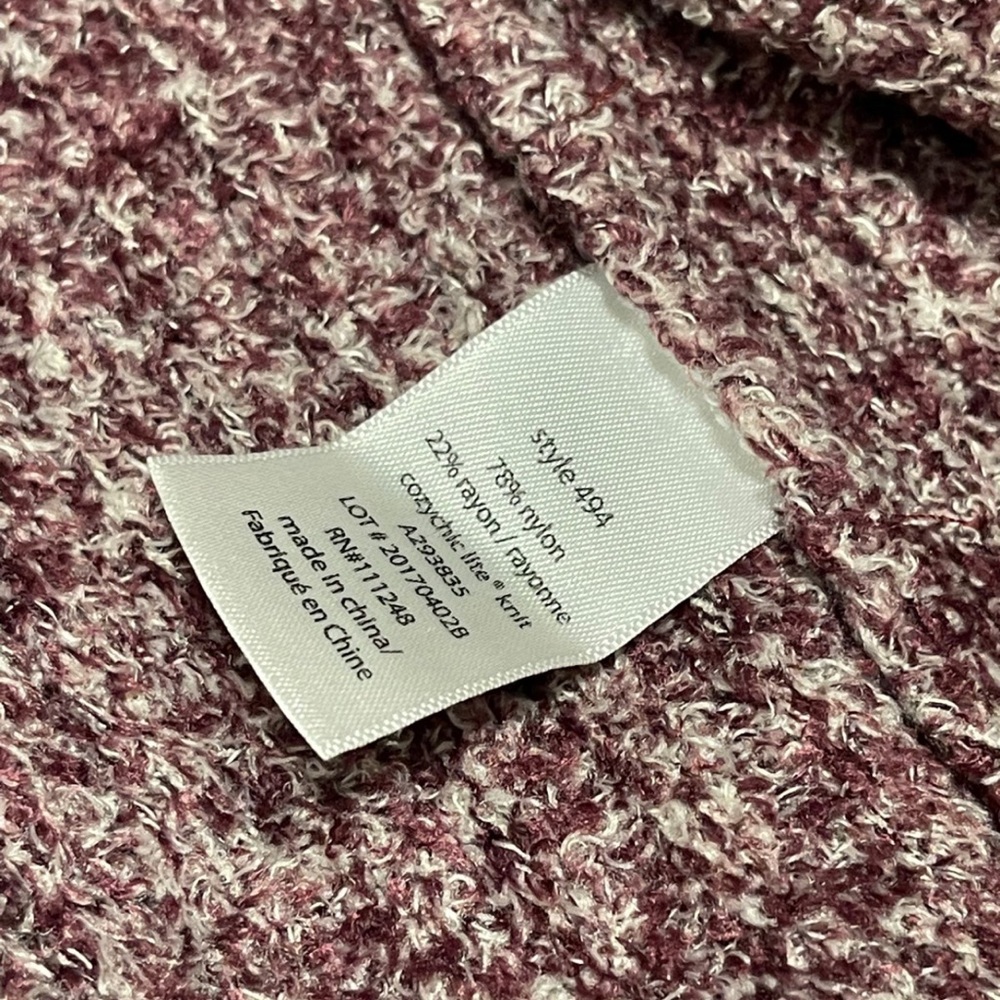 Barefoot Dreams Plum Open-Front Cozy Cardigan - Picture 6 of 7